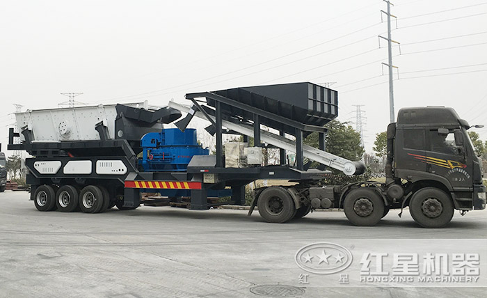 移動小型制砂粉碎機跑得快