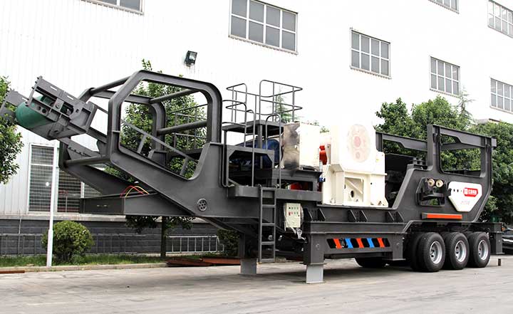 HX938HD86輪胎移動鄂式碎石機