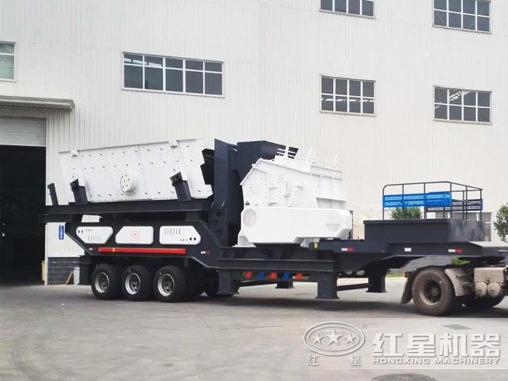 反擊式移動破碎機(jī)產(chǎn)量達(dá)50-500t/h