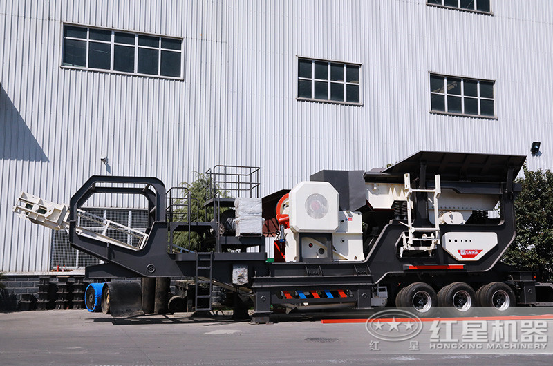 建筑水泥廢料移動破：配顎破機(jī)