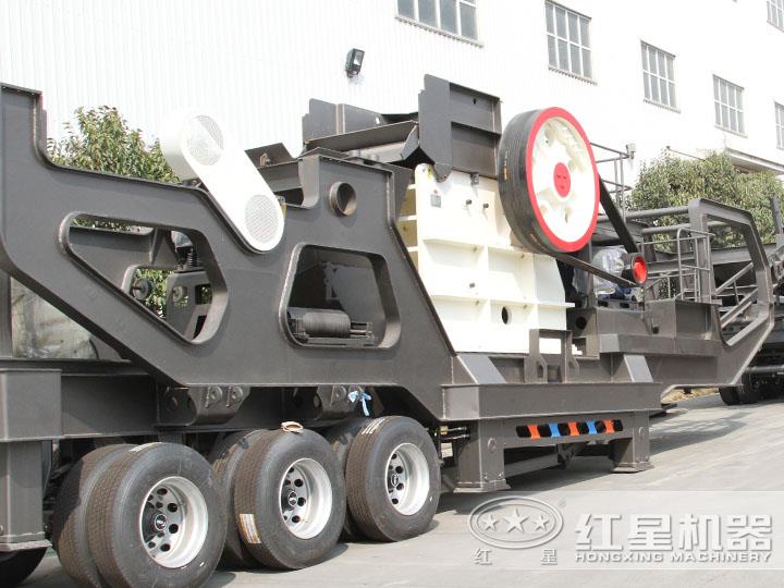 顎式移動破碎機(jī)，產(chǎn)量85-650t/h