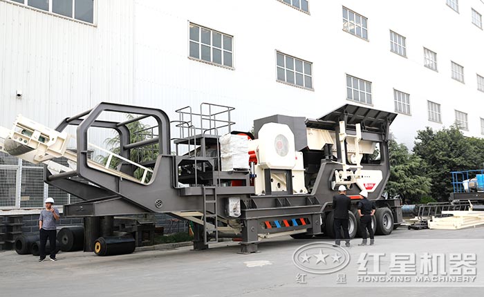 輪胎式移動(dòng)型鄂式破碎機(jī)